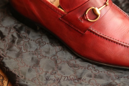 Gucci red leather - gucci, horse