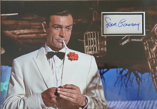 Sean connery signed 14x10 - sean,