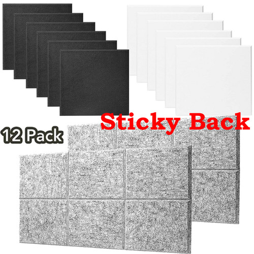 12pc square self adhesive - 12pc,