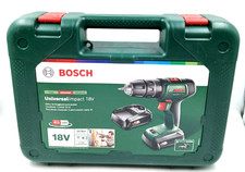 Bosch Cordless Combi Drill Universal Impact 18 with 2x 1.5Ah batteries 18V
