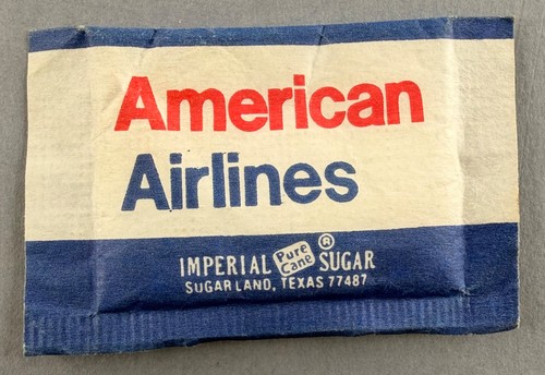 American airlines sugar packet - airlines,