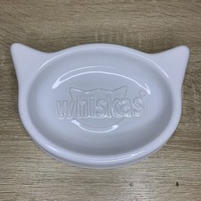 Whiskas Cat Shaped Ceramic Food / Water Bowl - Limited Edition - White
