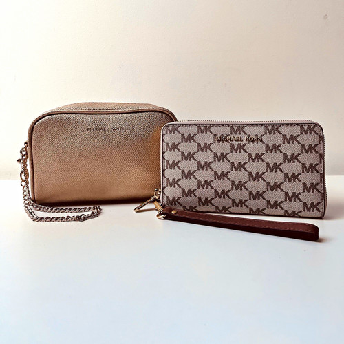 Michael kors logo zip - kors, zip-around