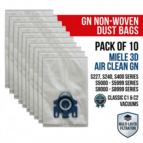 10x hoover bags - gn,