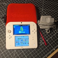 Nintendo 2DS 128gb Red & White