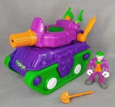 Imaginext DC comics super friends THE JOKER BATTLE TANK & JOKER ACTION FIGURE 