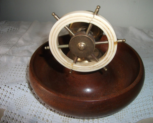 Vintage novelty wooden - novelty, brass