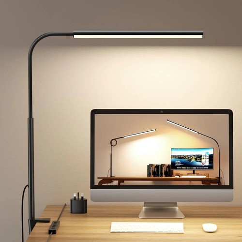 Led desk lamp with clamp - desk,