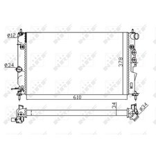 Radiator 50563A NRF 1300176 1300185 52464523 52479088 52479098