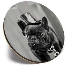 Round Single Coaster  - BW -