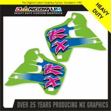 KX 125 250 1992 RAD SCOOP GRAPHICS DECALS STICKERS MOTOCROSS MX