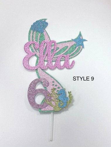 Mermaid under the sea glitter - mermaid,