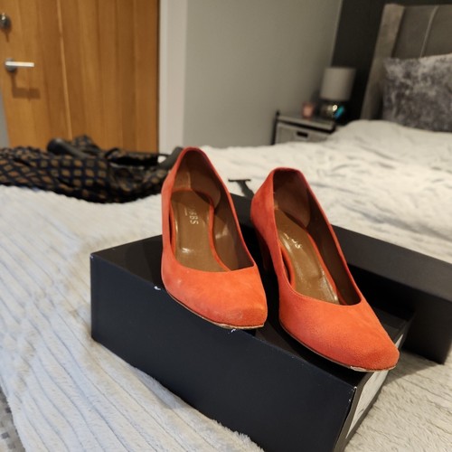 Ladies orange suede - ladies, size