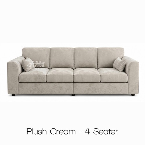 Dylan cream plush velvet - cream,