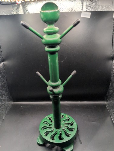 Vintage green cast iron - cast, mug