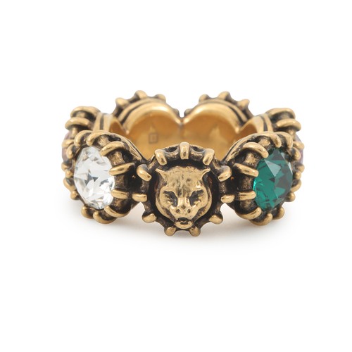 Gucci cat head ring - cat, size
