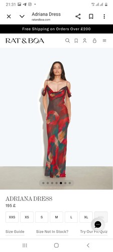 Nwt rat boa adriana - rat, dress