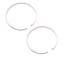 PISTON RING SET of TWO (2) - LAMBRETTA PISTON RING 62 x 2mm