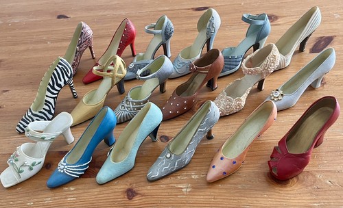 Vintage style miniature shoes - vintage-style,