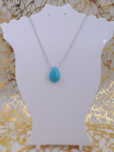 Turquoise necklace natural - necklace,
