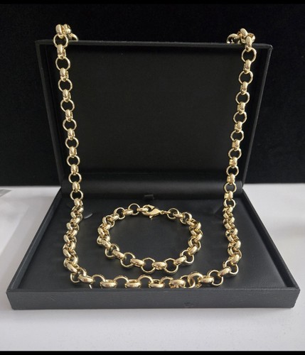 9ct gold big 10mm mens - big,