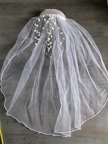 Vintage handmade tulle bridal - vintage,
