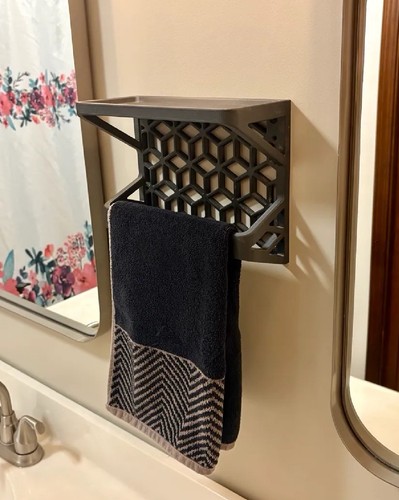 Camper van towel holder shelf - holder,