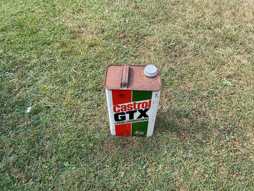 Castrol gtx oil can vintage - gtx,