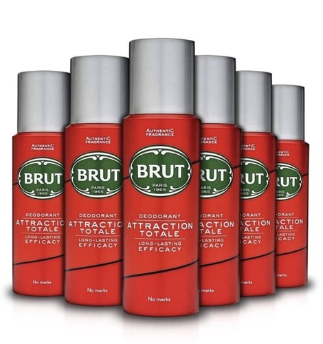 200ml brut deodorant body - 6x,