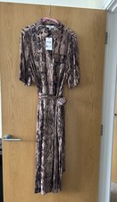 REISS Snake Print Maxi Dress