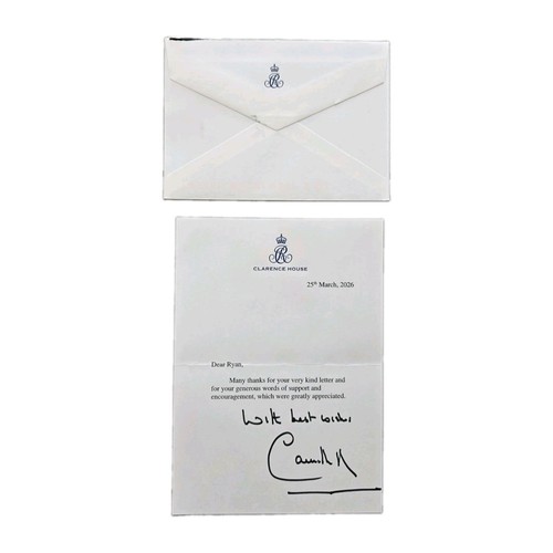 Queen camilla signed royal - camilla,