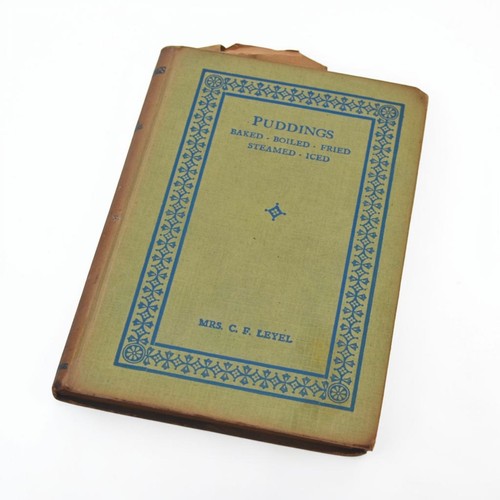 Vintage cookbook puddings - cookbook, 'puddings'