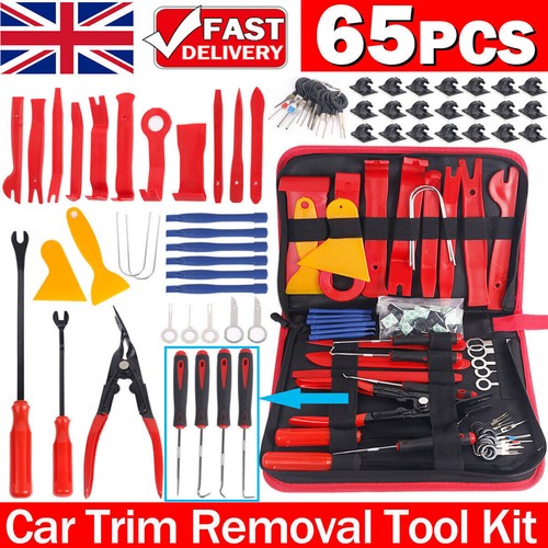 65pcs car trim removal pry - car,