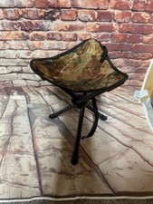 Mini Folding Tripod Camouflage Stool, Camping Hunting Festival Beach Shooting