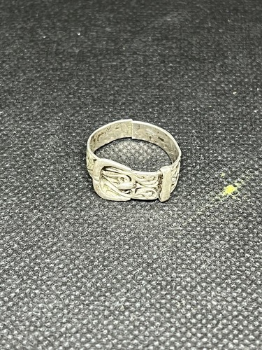 White metal belt - , ring