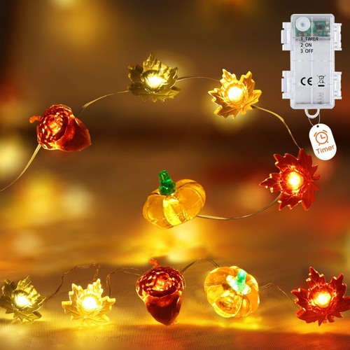 Halloween 30led pumpkin acorn - 30led,