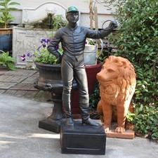Lawn Jockey Garden Statue for