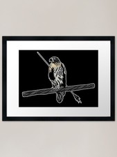 Life on a Wire Framed Art