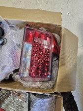BMW E36 Saloon Rear Lights Pair - Clear/Red