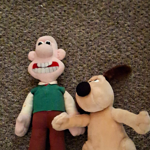 Wallace gromit plush soft - &,