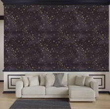 Starry Night Shining Stars Gift Wallpaper Mural Removeable Washable Peel & Stick