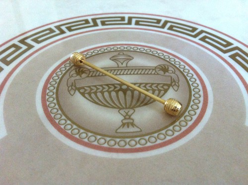 Men collar pin tie bar - collar,