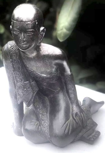 Monk figure sculpture bust - figure,