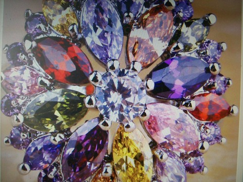 Peridot multi coloured gems - multi,
