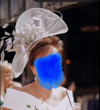 Snoxell & Gwyther Big Silver Grey Mother Of BrideGroom Hatinator Hat Fascinator