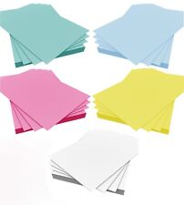 A4 Card Stock White & Pastel Printer Printing Recycled Paper 160 gsm 100 sheets