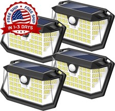 4 Pack Sensor Solar Lamparas