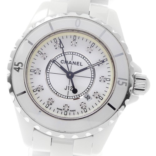 Chanel j12 h1628 white - white, ceramic