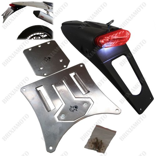 Enduro red license plate - license,