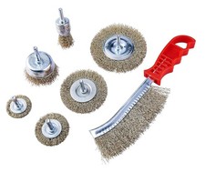 Am-Tech 7-Piece Metallic Wire Brush Set - F3610